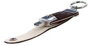 NILOX NX-PL 4GB LEATHER PEN STICK BROWN