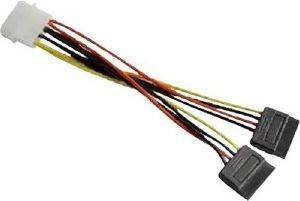 NILOX 4PIN TO 2XSATA POWER CABLE NILOX 4PIN TO 2XSATA POWER CABLE