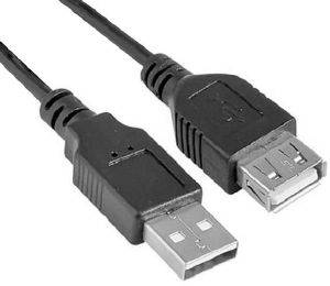 NILOX USB 2.0 1M BLACK M/F NILOX USB 2.0 1M BLACK M/F