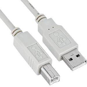 NILOX USB 2.0 2M WHITE A/B M/M