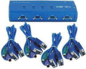 NILOX 4PORT PS/2 KVM SWITCH NILOX 4PORT PS/2 KVM SWITCH