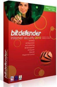 BITDEFENDER INTERNET SECURITY 2010 1YEAR 1USER