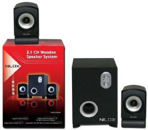 NILOX 2.1 WOODEN SPEAKER SYSTEM