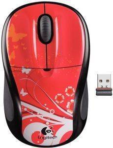 LOGITECH M305 WIRELESS MOUSE BLUSH BUTTERFLY