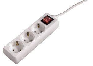 HAMA 30382 3WAY DISTRIBUTION PANEL �� �������� WHITE