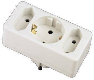 HAMA 47688 ADAPTER 3WAY WHITE