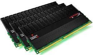 KINGSTON KHX1600C9D3T1BK3/12GX 12GB (3X4GB) PC3-12800 HYPERX BLACK XMP T1 TRIPLE CHANNEL KIT