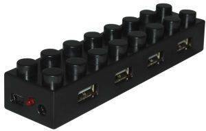 NOD USH-001 4PORTS USB 2.0 HUB BLACK