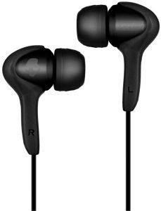 SKULLCANDY SMOKIN\' BUDS BLACK RUBBERIZED