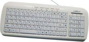 LAMTECH MULTIMEDIA KEYBOARD USB WHITE