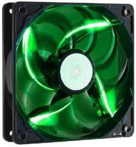 COOLERMASTER SICKLEFLOW 120MM GREEN LED FAN