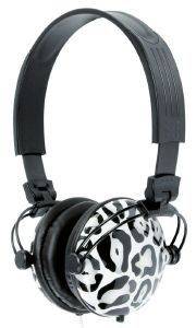 KONIG KNG-5075 STYLO SNOW LEOPARD EGO BOOST HEADPHONES KONIG KNG-5075 STYLO SNOW LEOPARD EGO BOOST HEADPHONES