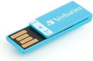VERBATIM 2GB STORE \'N\' GO CLIP-IT FLASH DRIVE CARIBBEAN BLUE VERBATIM 2GB STORE \'N\' GO CLIP-IT FLASH DRIVE CARIBBEAN BLUE