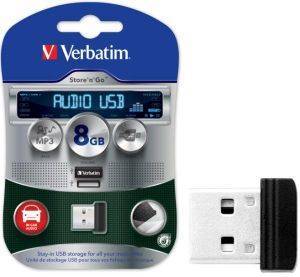 VERBATIM 8GB STORENGO AUDIO USB DRIVE