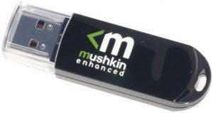 MUSHKIN MKNUFDMH4GB MULHOLLAND 4GB USB2.0 FLASH DRIVE BLACK