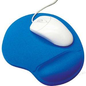 MANHATTAN 427203 ERGONOMIC GEL WRIST-REST MOUSE PAD BLUE MANHATTAN 427203 ERGONOMIC GEL WRIST-REST MOUSE PAD BLUE