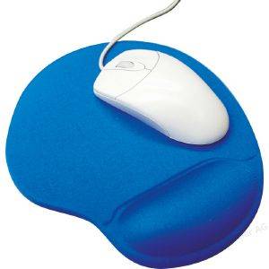 MANHATTAN 427203 ERGONOMIC GEL WRIST-REST MOUSE PAD BLUE