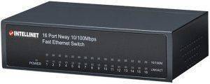INTELLINET 522595 FAST ETHERNET OFFICE SWITCH 16-PORT 10/100MBPS DESKTOP METAL CASE INTELLINET 522595 FAST ETHERNET OFFICE SWITCH 16-PORT 10/100MBPS DESKTOP METAL CASE