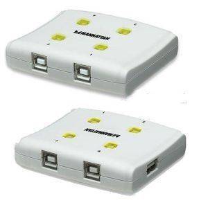 MANHATTAN HI-SPEED USB 2.0 AUTOMATIC SHARING SWITCH MANHATTAN HI-SPEED USB 2.0 AUTOMATIC SHARING SWITCH