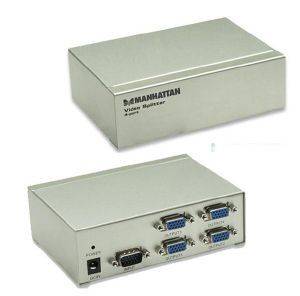 MANHATTAN 177214 VIDEO SPLITTER 4-PORT MANHATTAN 177214 VIDEO SPLITTER 4-PORT