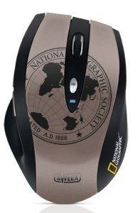 SWEEX MI611 WIRELESS LASER MOUSE NATIONAL GEOGRAPHIC BRONZE