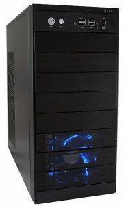 LC-POWER GRIDDER PRO-916B MIDI TOWER BLUE LED FAN LC-POWER GRIDDER PRO-916B MIDI TOWER BLUE LED FAN