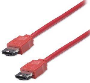 MANHATTAN 374897 EXTERNAL E-SATA CABLE RED 45CM