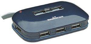 MANHATTAN 161039 HI-SPEED USB 2.0 ULTRA HUB BLUE MANHATTAN 161039 HI-SPEED USB 2.0 ULTRA HUB BLUE
