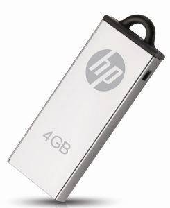 HP V220W 4GB USB FLASH DRIVE SOLID METAL DESIGN