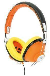 KONIG KNG-5120 BULLDOZR CHAOS CONSTRUCTOR HEADPHONES ORANGE