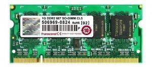 TRANSCEND JM667QSU-1G 1GB SO-DIMM DDR2 PC2-5400 667MHZ