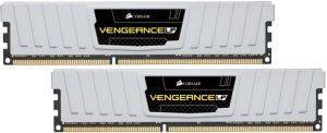 CORSAIR CML8GX3M2A1600C9W VENGEANCE 8GB (2X4GB) PC3-12800 DUAL CHANNEL KIT WHITE