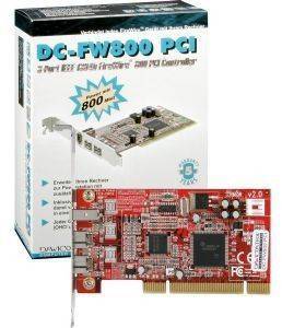 DAWICONTROL DC-FW800 IEEE FIREWIRE PCI CARD
