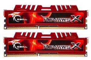 G.SKILL F3-10666CL9D-16GBXL 16GB (2X8GB) DDR3 PC3-10666 1333MHZ RIPJAWSX DUAL CHANNEL KIT G.SKILL F3-10666CL9D-16GBXL 16GB (2X8GB) DDR3 PC3-10666 1333MHZ RIPJAWSX DUAL CHANNEL KIT