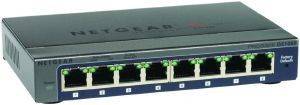 NETGEAR GS108E-100PES PROSAFE PLUS 8-PORT GIGABIT ETHERNET SWITCH