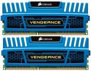 CORSAIR CMZ8GX3M2A1600C9B VENGEANCE 8GB (2X4GB) PC3-12800 DUAL CHANNEL KIT BLUE