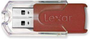 LEXAR 16GB JUMPDRIVE FIREFLY RED