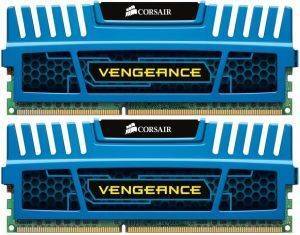 CORSAIR CMZ4GX3M2A1600C9B VENGEANCE 4GB (2X2GB) PC3-12800 DUAL CHANNEL KIT BLUE