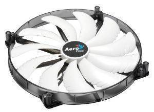 AEROCOOL SILENT MASTER WHITE LED FAN 200MM