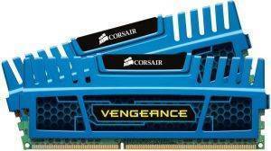 CORSAIR CMZ8GX3M2X1600C8B VENGEANCE 8GB (2X4GB) PC3-12800 DUAL CHANNEL KIT BLUE
