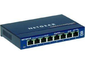 NETGEAR GS108GE PROSAFE 8-PORT GIGABIT DESKTOP SWITCH