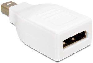 DELOCK ADAPTER DISPLAYPORT MINI TO DISPLAYPORT WHITE