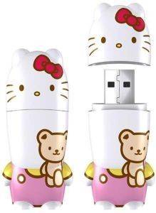 MIMOBOT HELLO KITTY 8GB TEDDY BEAR USB2.0 FLASH DRIVE