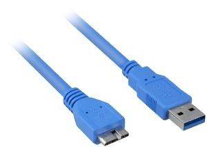 SHARKOON MICRO USB3.0 CABLE 3M BLUE SHARKOON MICRO USB3.0 CABLE 3M BLUE