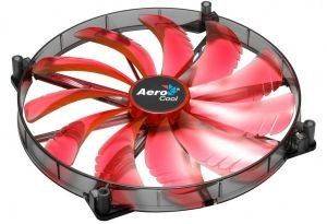 AEROCOOL SILENT MASTER RED LED FAN 200MM AEROCOOL SILENT MASTER RED LED FAN 200MM