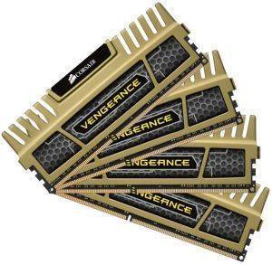 CORSAIR CMZ16GX3M4X1600C9G VENGEANCE 16GB (4X4GB) PC3-12800 QUAD CHANNEL KIT GREEN