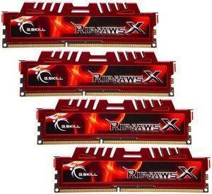 G.SKILL F3-10666CL9Q-16GBXL 16GB (4X4GB) DDR3 PC3-10666 1333MHZ RIPJAWSX QUAD CHANNEL KIT G.SKILL F3-10666CL9Q-16GBXL 16GB (4X4GB) DDR3 PC3-10666 1333MHZ RIPJAWSX QUAD CHANNEL KIT