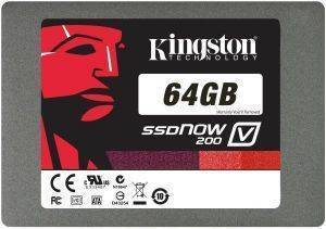 KINGSTON SV200S3B7A/64G SSDNOW V200 SSD 64GB SATA3 2.5\'\' UPGRADE BUNDLE KIT