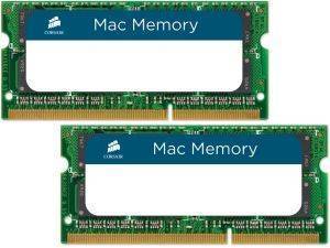 CORSAIR CMSA16GX3M2A1333C9 SO-DIMM 16GB (2X8GB) PC3-10666 DUAL CHANNEL KIT MAC BLACK CORSAIR CMSA16GX3M2A1333C9 SO-DIMM 16GB (2X8GB) PC3-10666 DUAL CHANNEL KIT MAC BLACK
