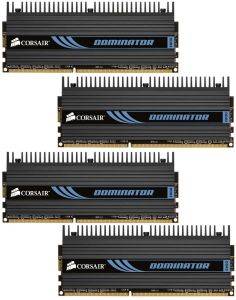 CORSAIR CMP16GX3M4X1600C7 DOMINATOR 16GB (4X4GB) PC3-12800 QUAD CHANNEL KIT BLACK